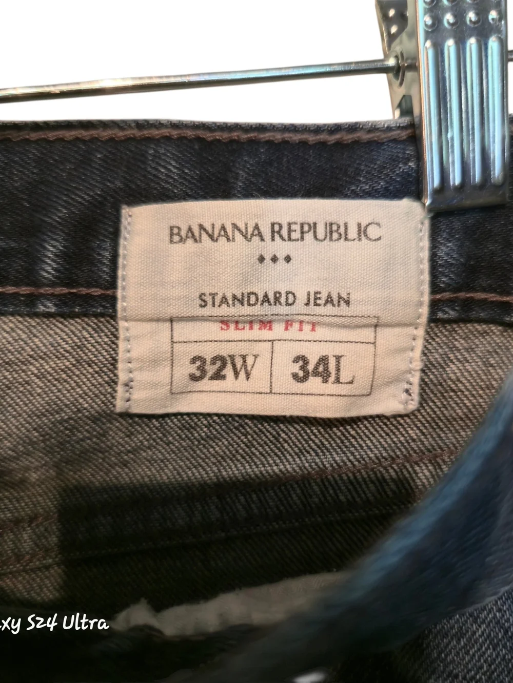 Banana Republic Men's Slim Straight Jeans in Dark Indigo 32x34